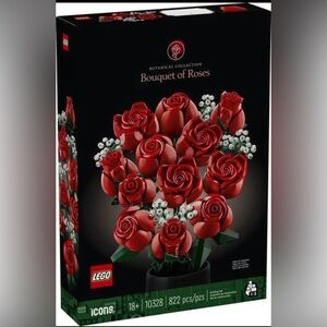 Lego Red Bouquet of Roses Building Set
